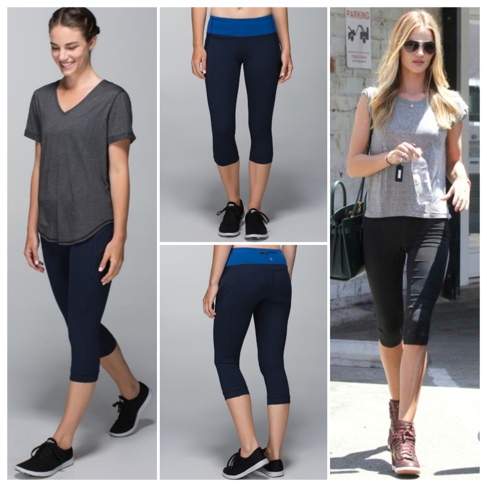 lululemon athletica | Illumina 19" Crop Legging Inkwell Navy/Rugged Royal Blue